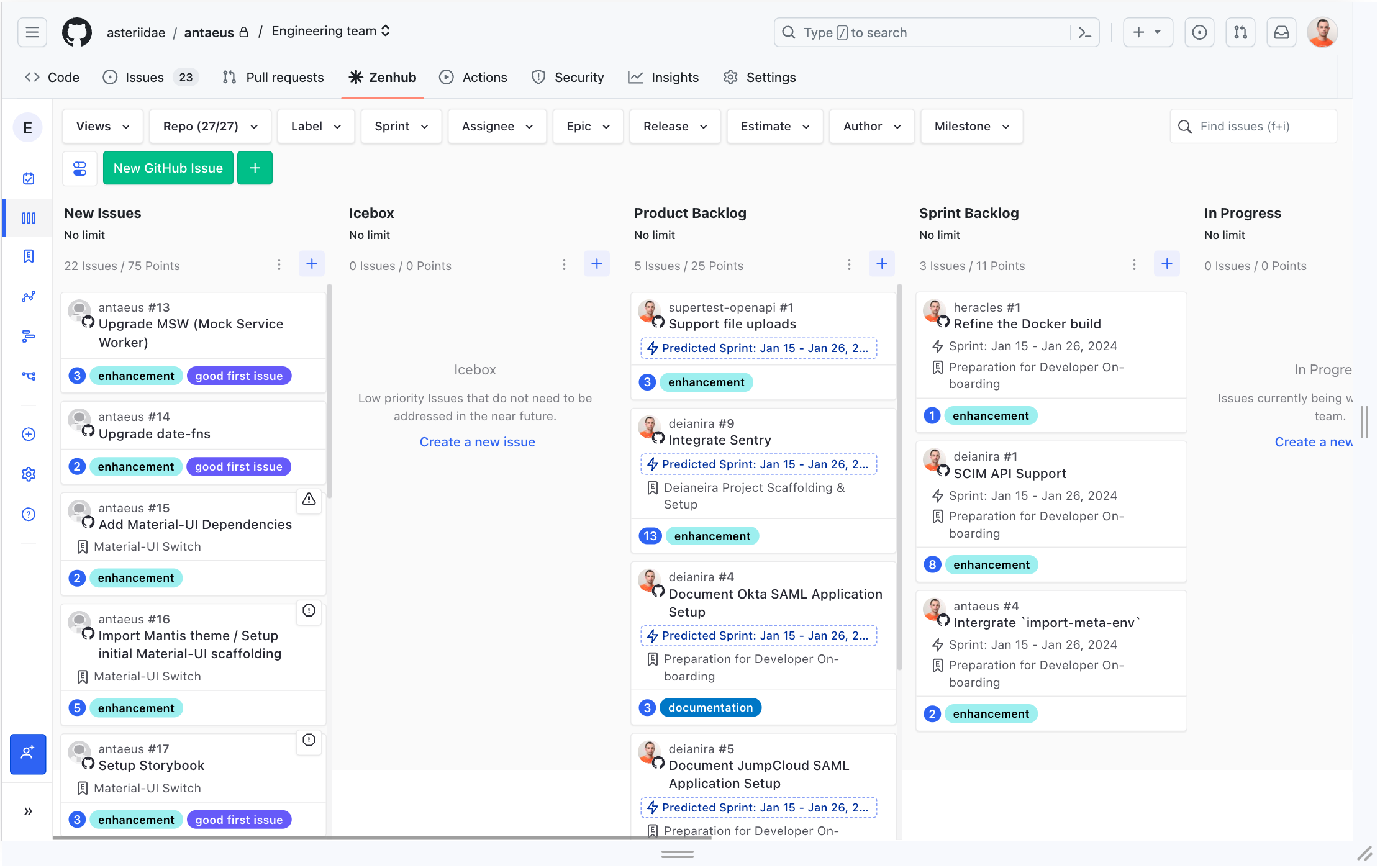 zenhub-github-integration